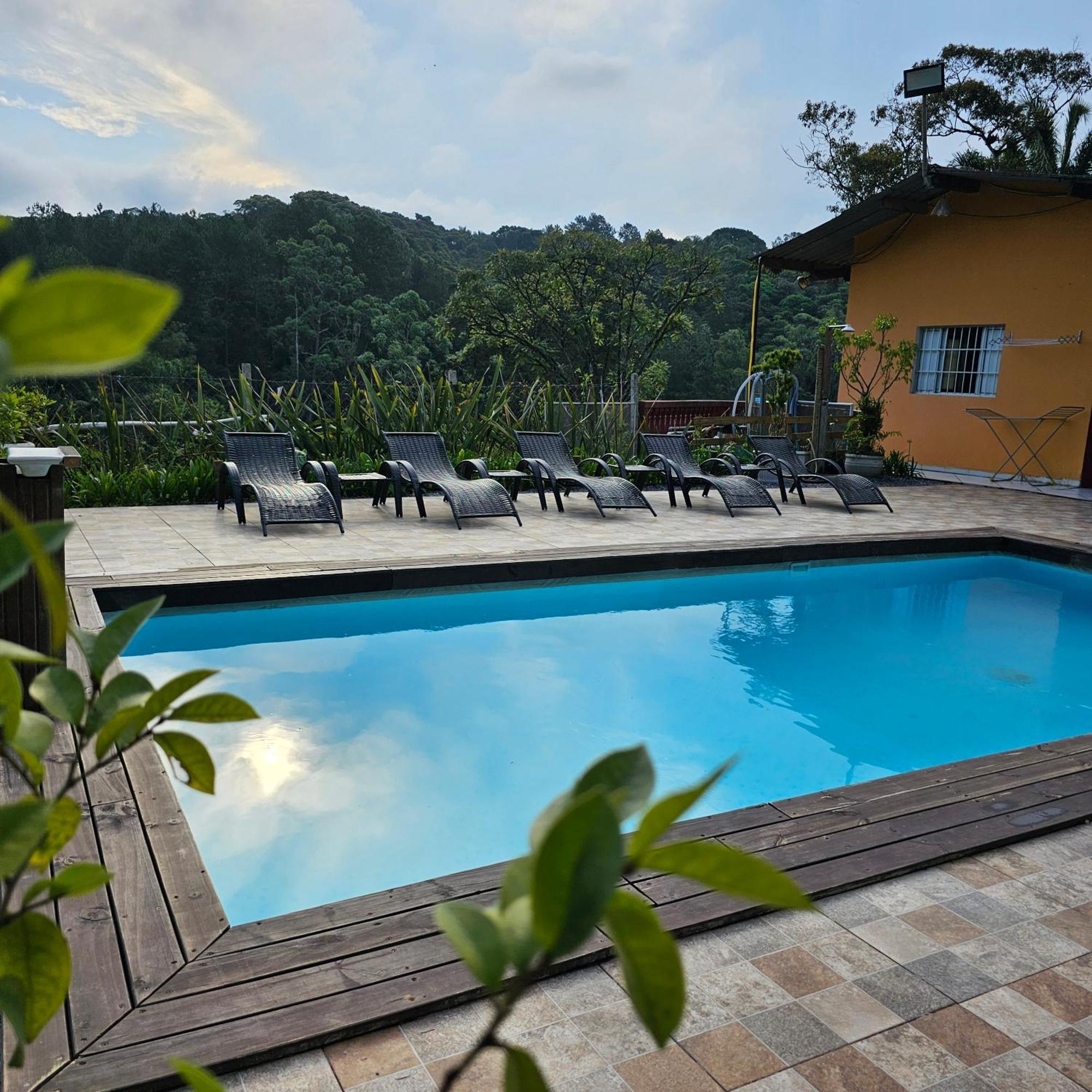 Piscina Aquecida 65Km De Sao Paulo Capital Sitio Chacara Casa Villa Juquitiba Luaran gambar